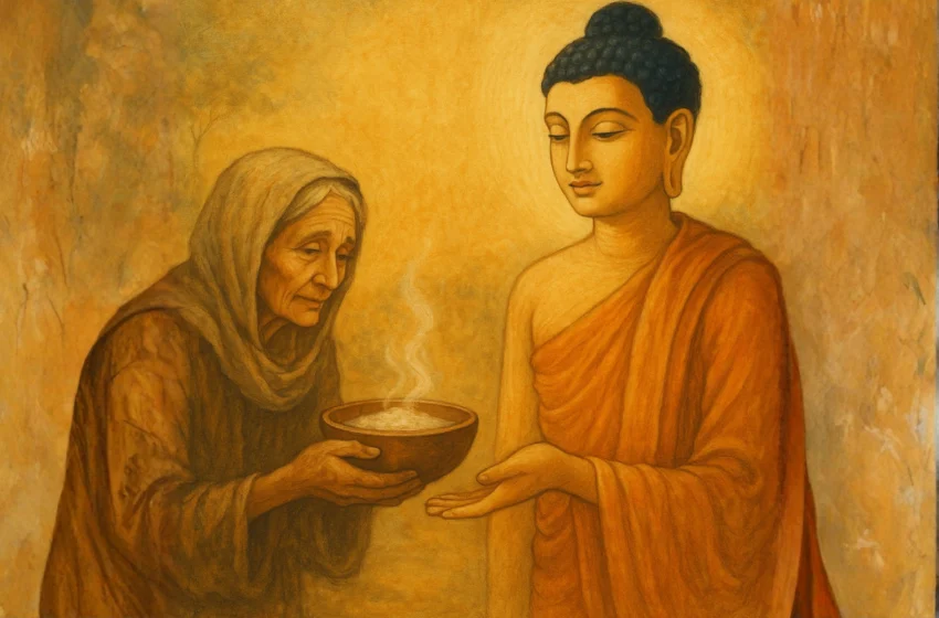 Bát cháo của người nghèo - truyện phật giáo