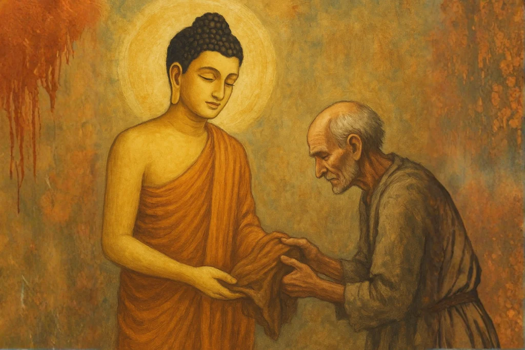 truyện phật giáo chiếc áo đức phật